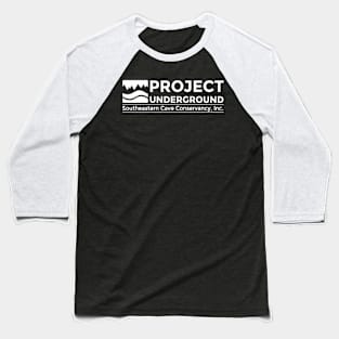 PUG 2 sided wht logo Baseball T-Shirt